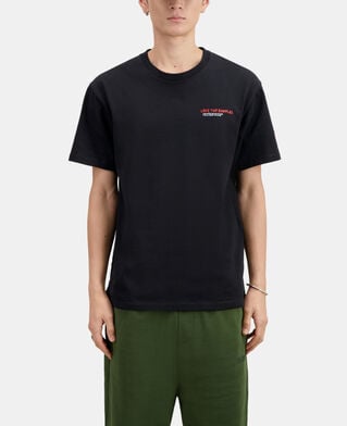 The Kooples MEN BLACK men's i love kooples black t-shirt