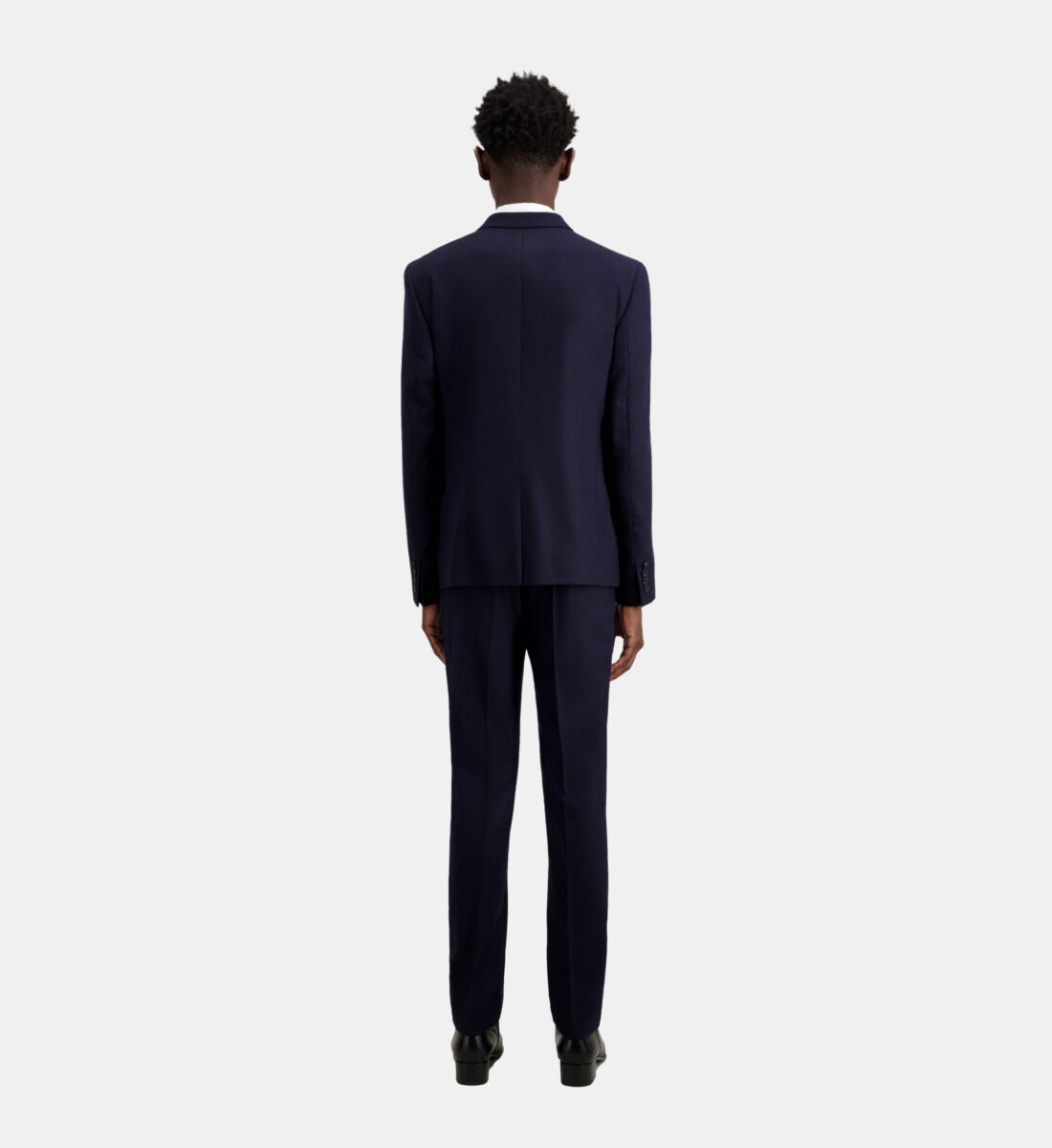 Dark blue flannel hotsell suit