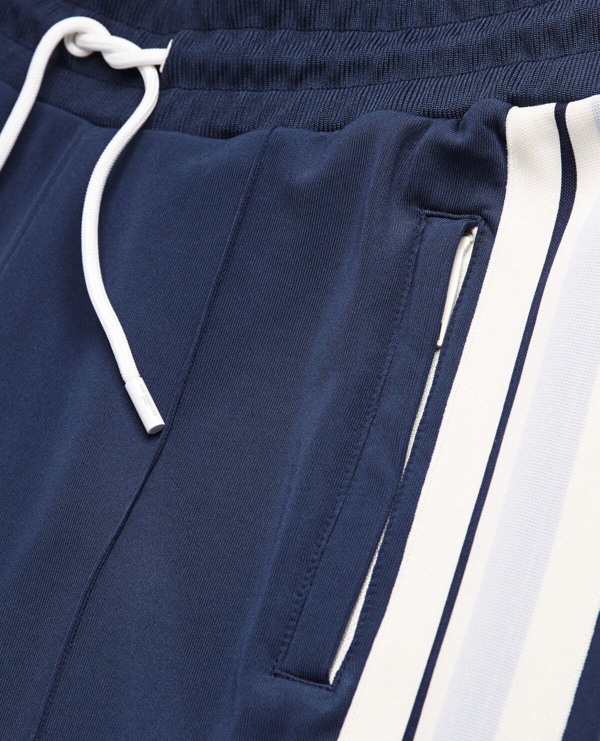 Jogging droit bleu marine