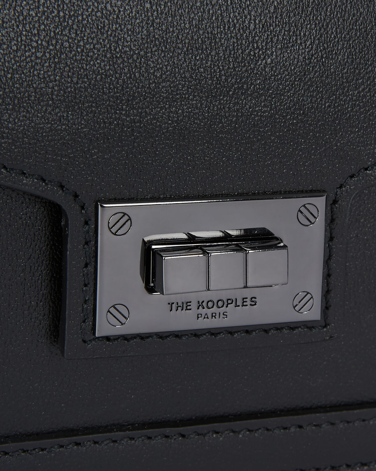 The Kooples FEMME BLACK sac emily nano en cuir noir