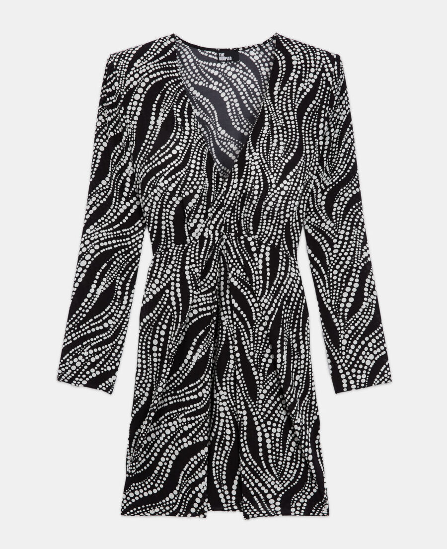 robe courte imprimée