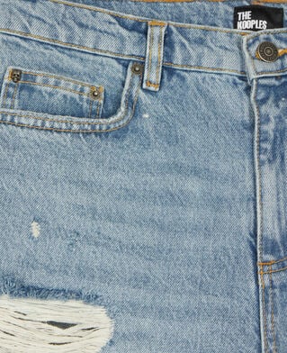The Kooples F MEDIUM BLUE denim bermuda shorts