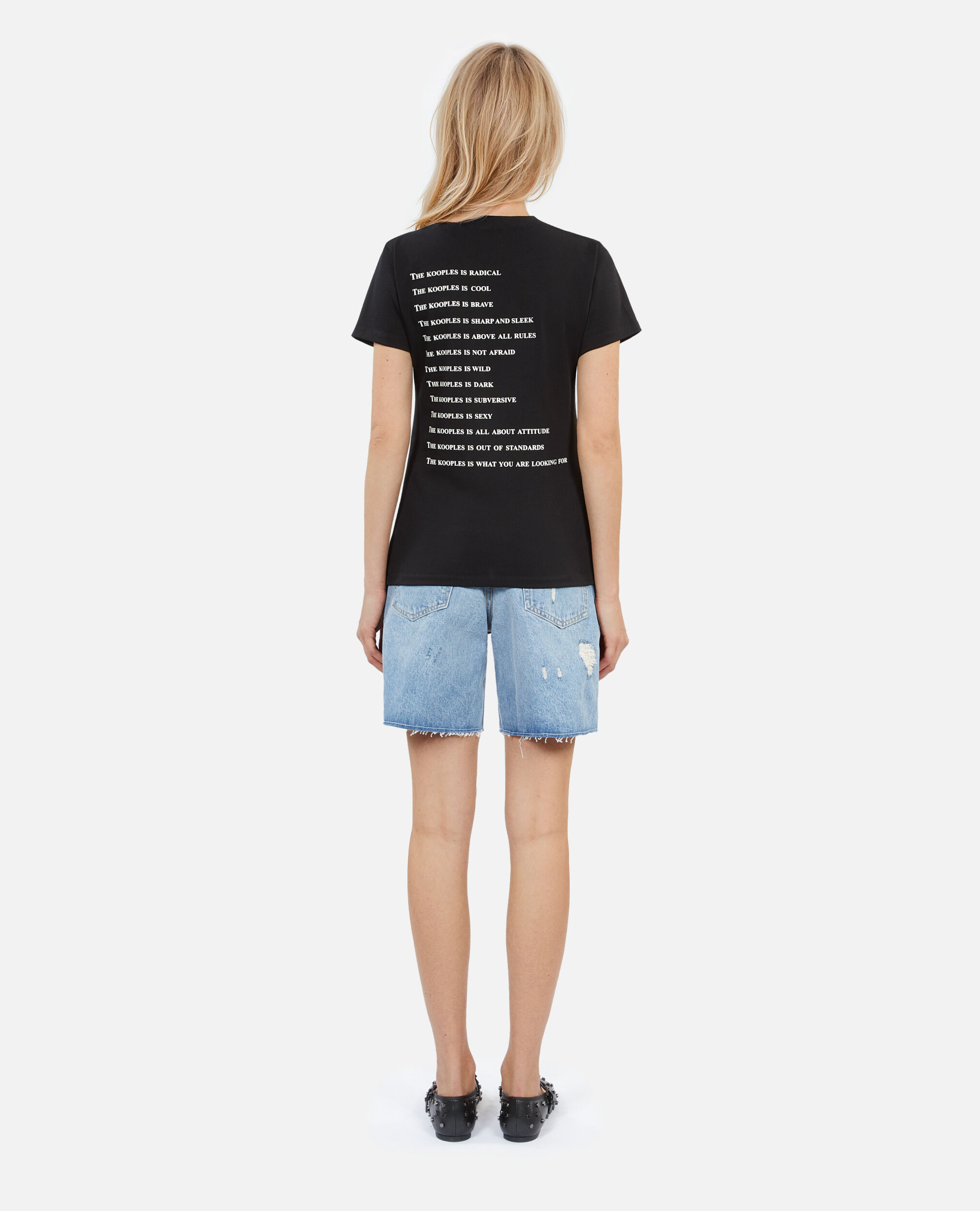 T-shirt What is noir, BLACK, hi-res image number null
