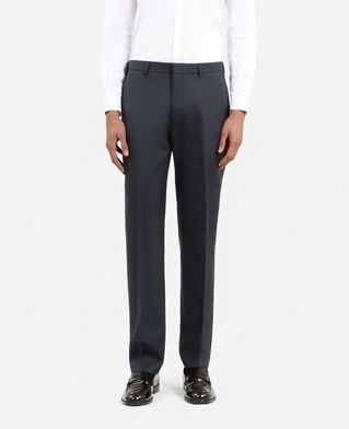 The Kooples MEN BLUE PETROL straight blue suit pants