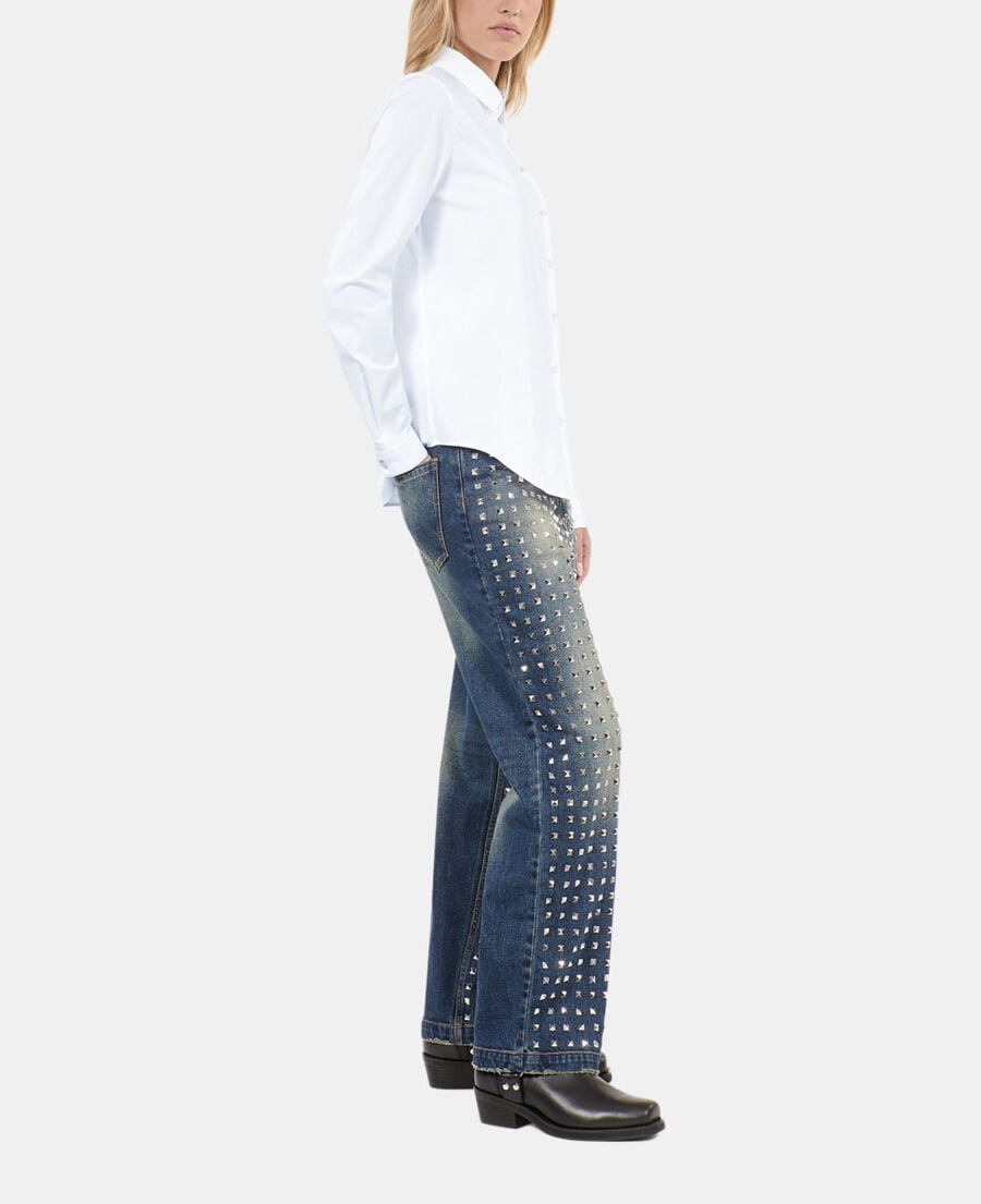The Kooples F WHITE white poplin shirt