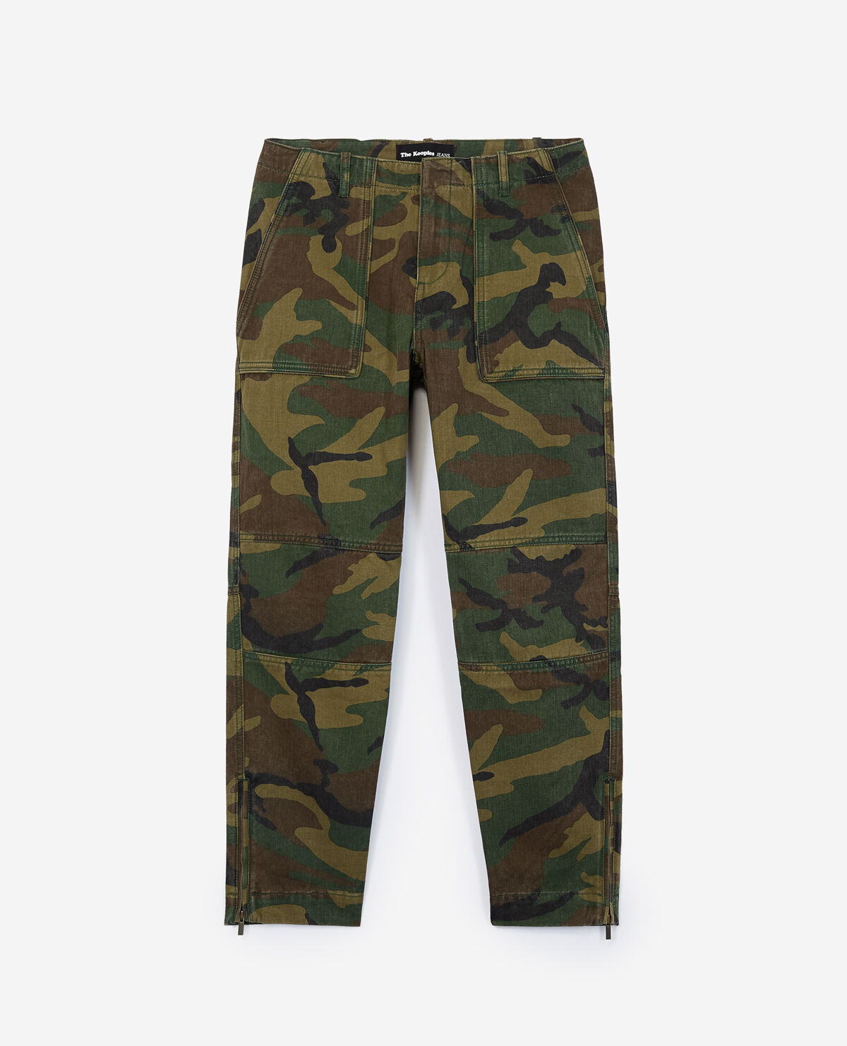 Khaki camo jeans shop