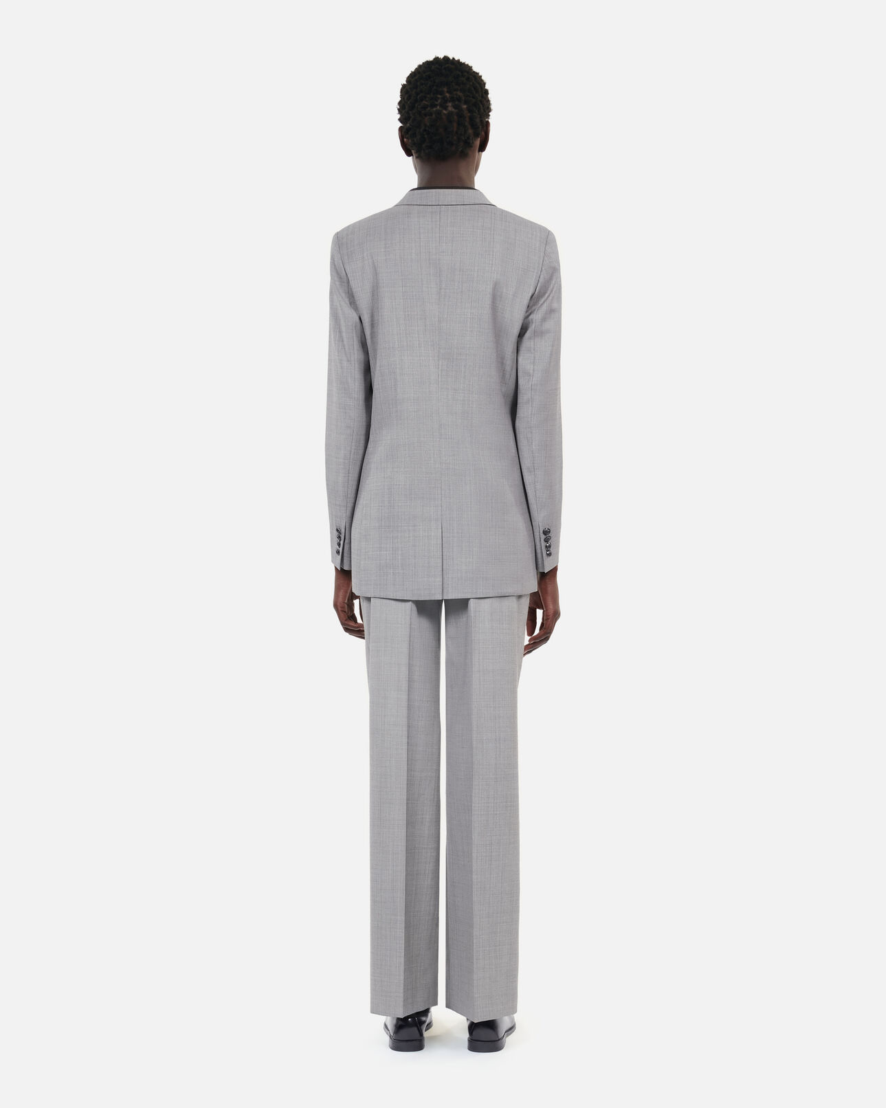 The Kooples FEMME BEIGE MELANGE veste tailleur en laine taupe