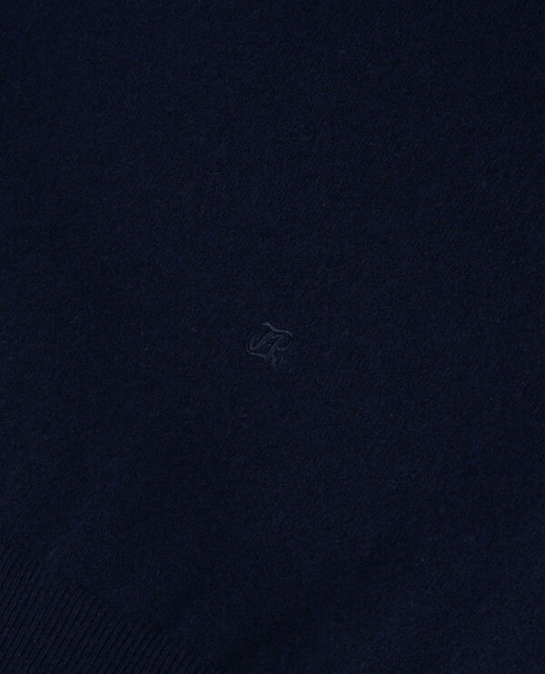 The Kooples MEN NAVY navy cashmere turtleneck sweater