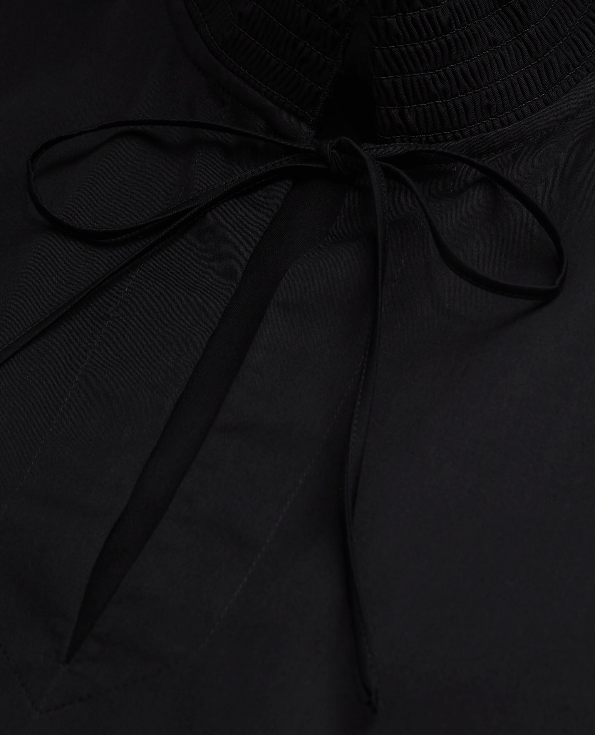 Robe courte noire avec broderie Anglaise, BLACK, hi-res image number null