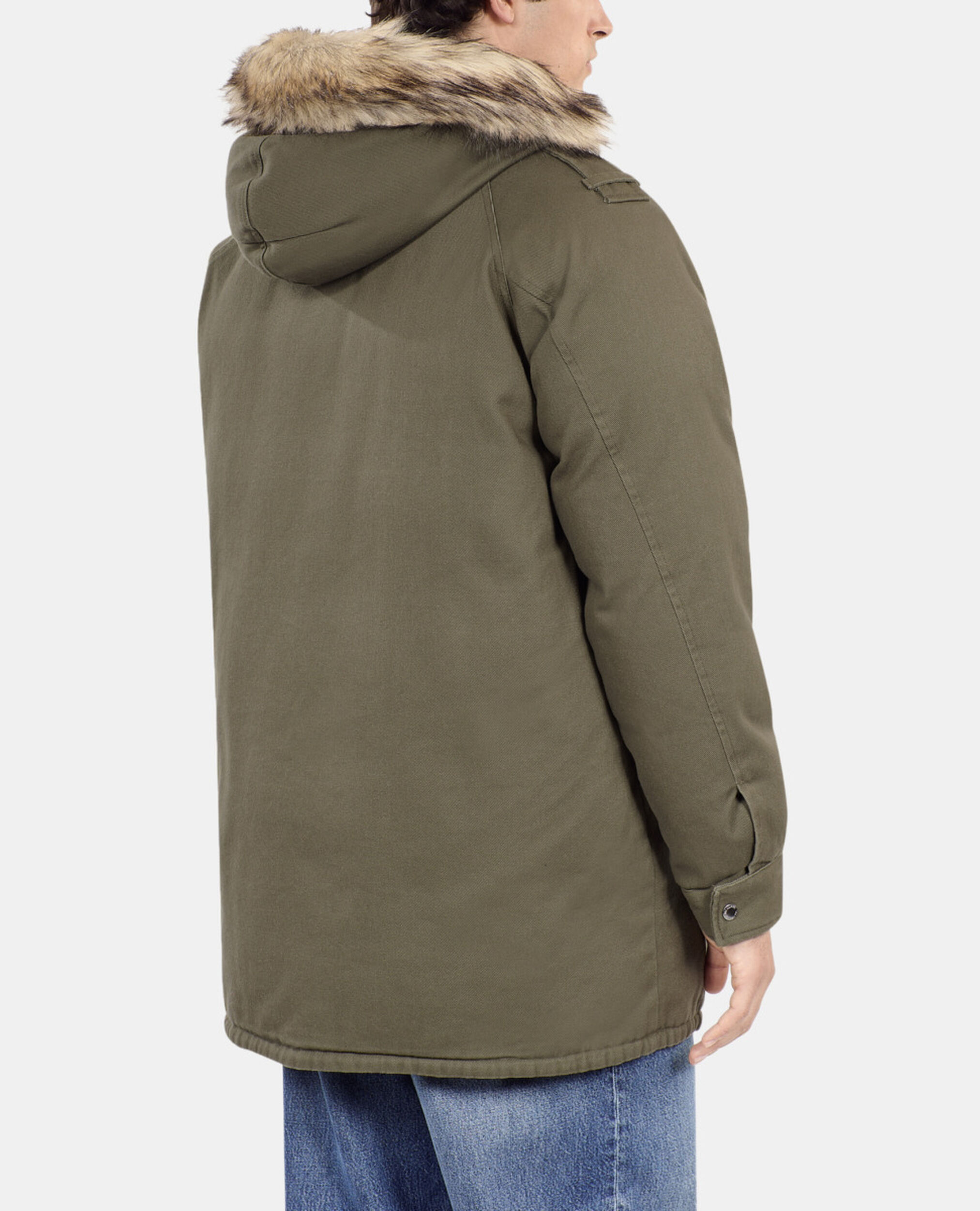 Parka à capuche kaki, KAKI, hi-res image number null