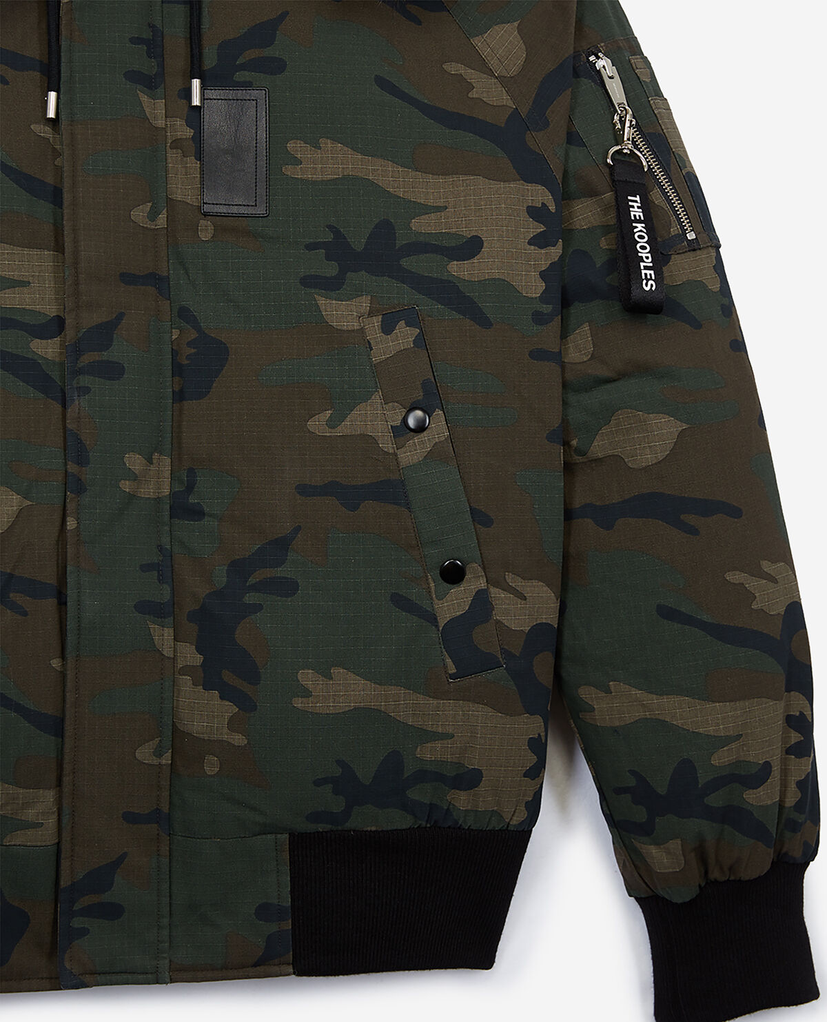 The kooples camo jacket top