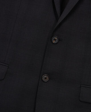 The Kooples MEN BLACK black suit jacket with motifs