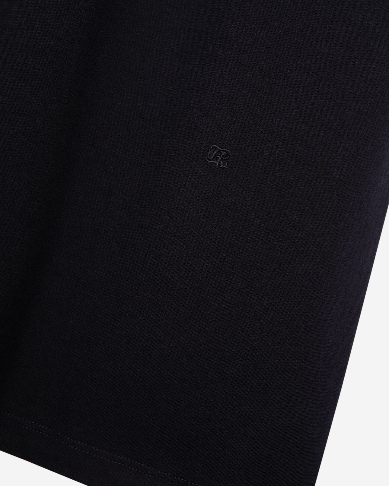 The Kooples HERREN NAVY weites, einfarbiges t-shirt in marineblau