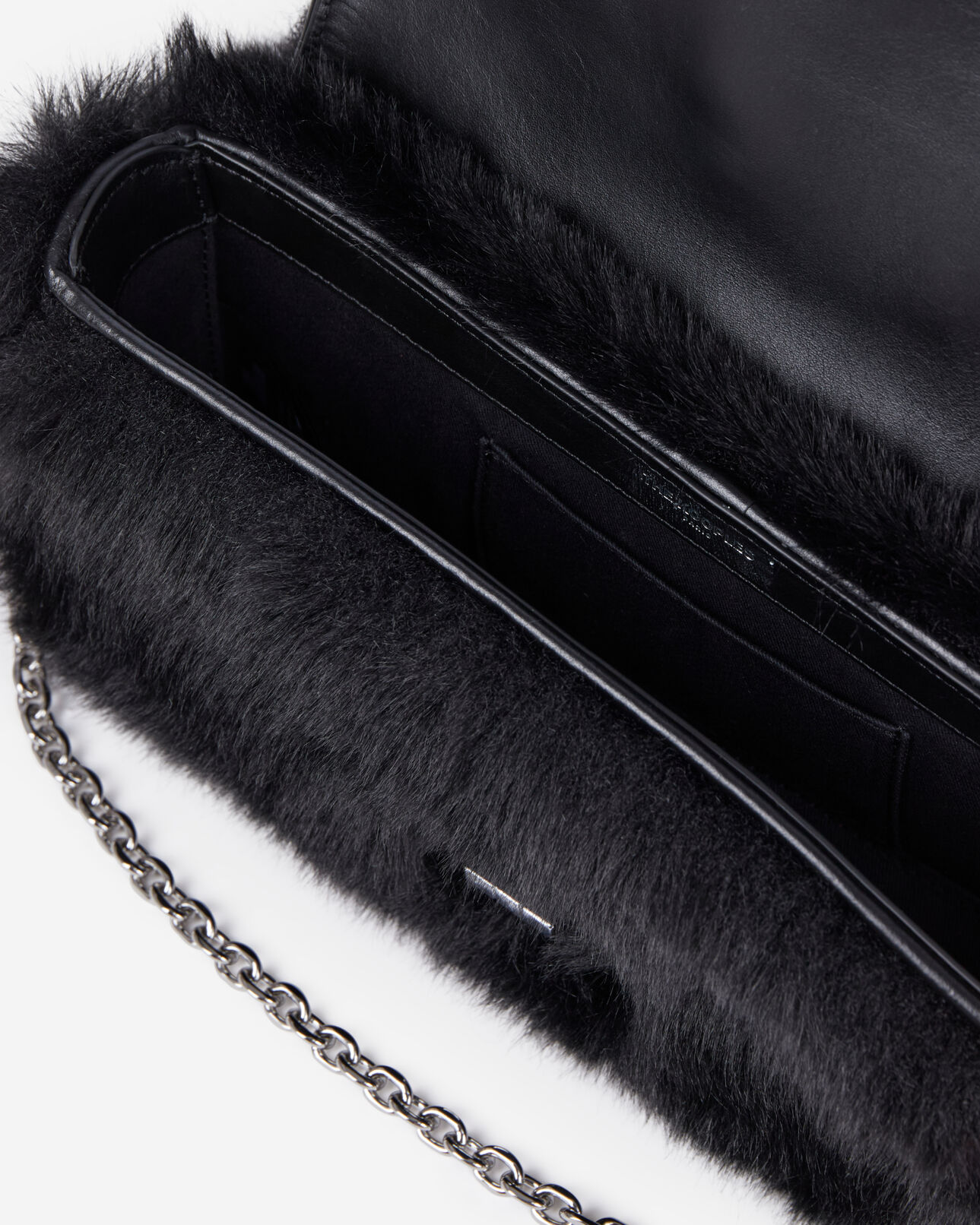 The Kooples MUJER BLACK bolso mano efecto piel negro