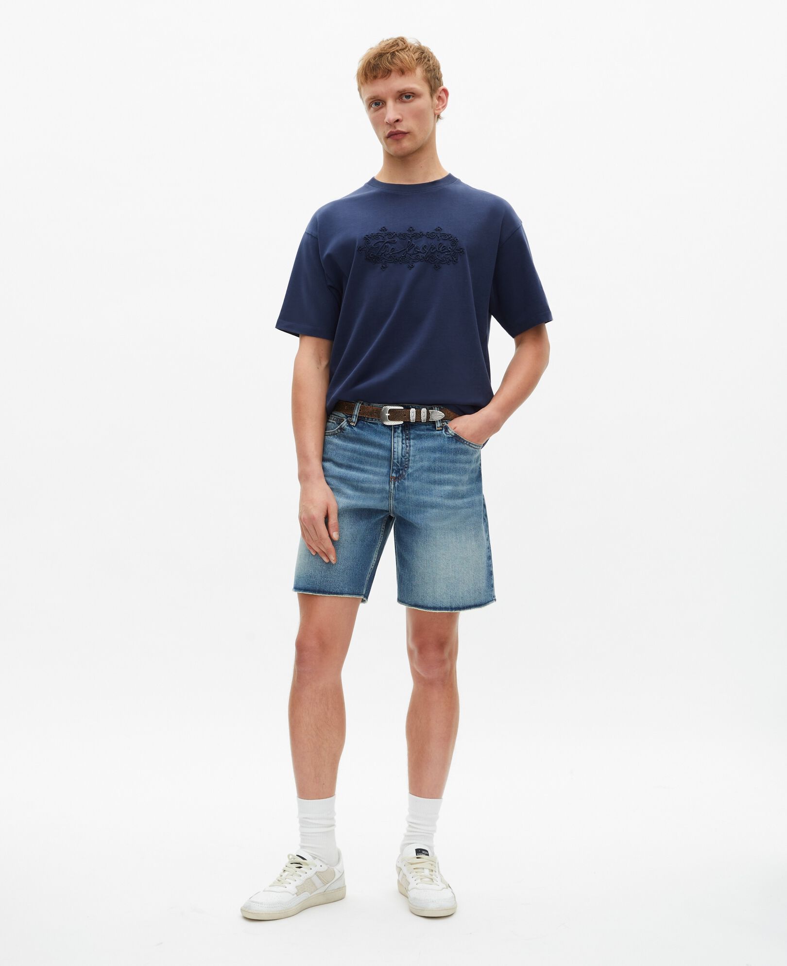 The Kooples HOMME DARK NAVY t-shirt logo marine