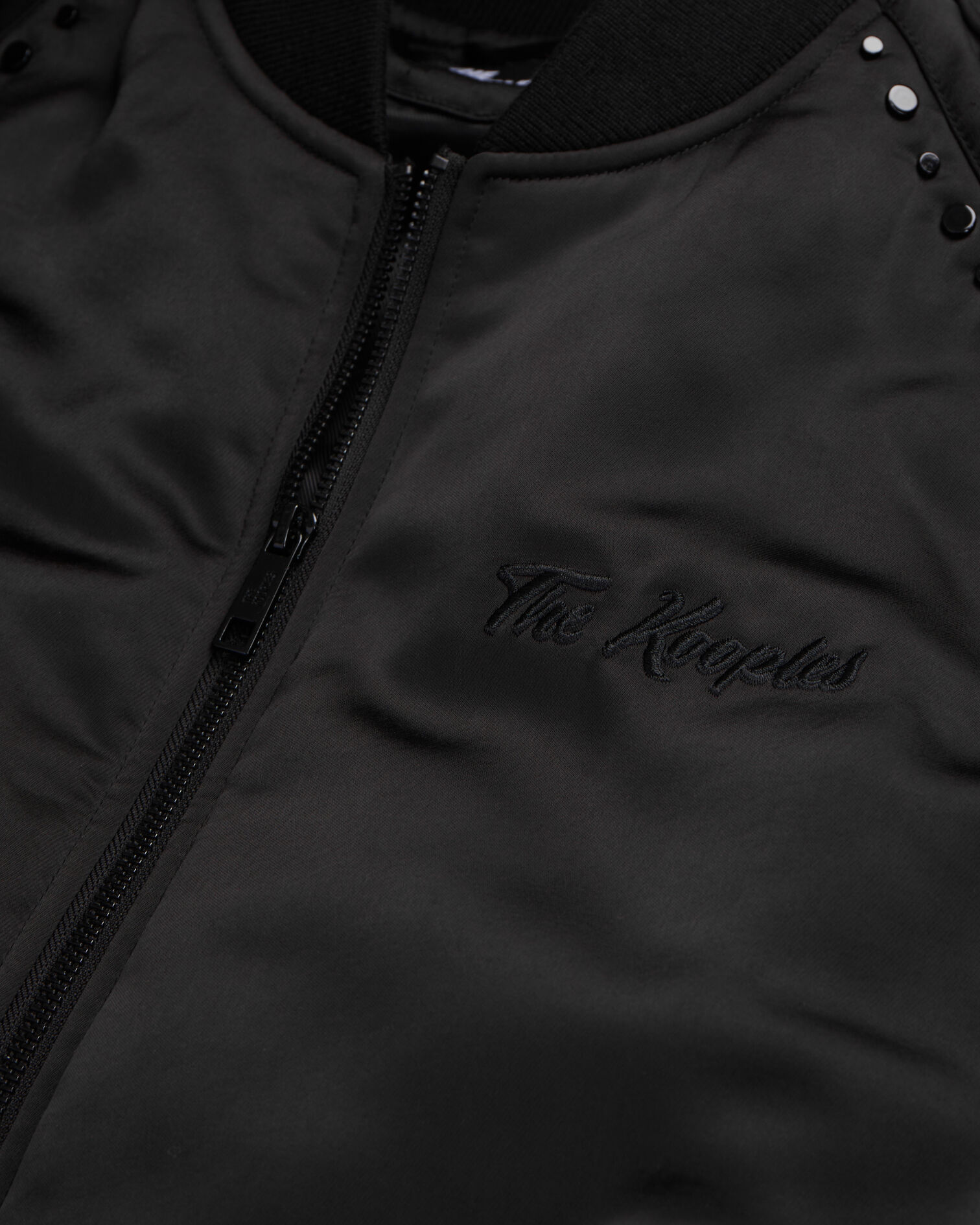 Black jacket with Wild tiger embroidery, BLACK, hi-res image number null