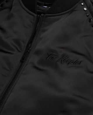 The Kooples H BLACK black jacket with wild tiger embroidery