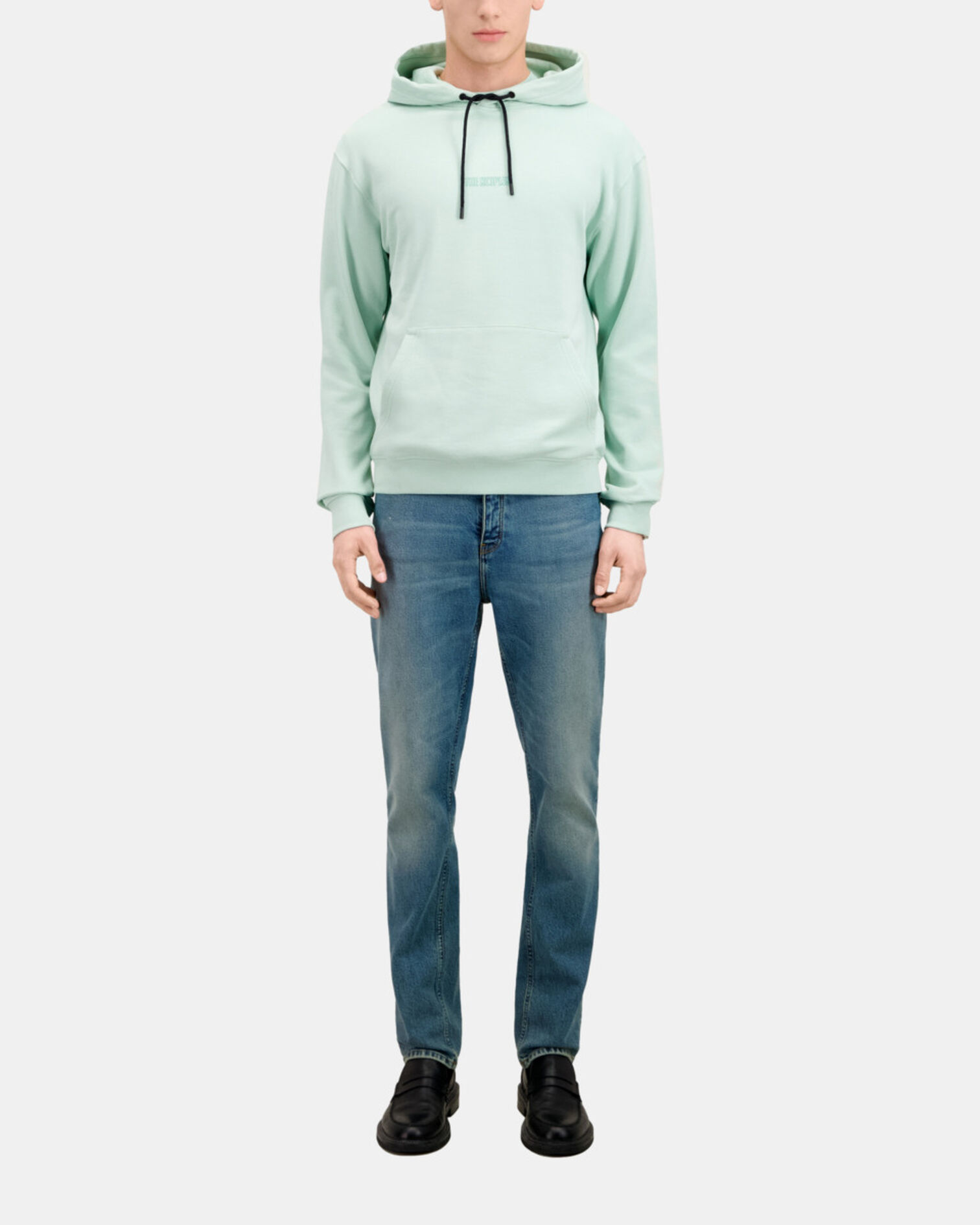 Men's Green hoodie with logo, OCEAN, hi-res image number null