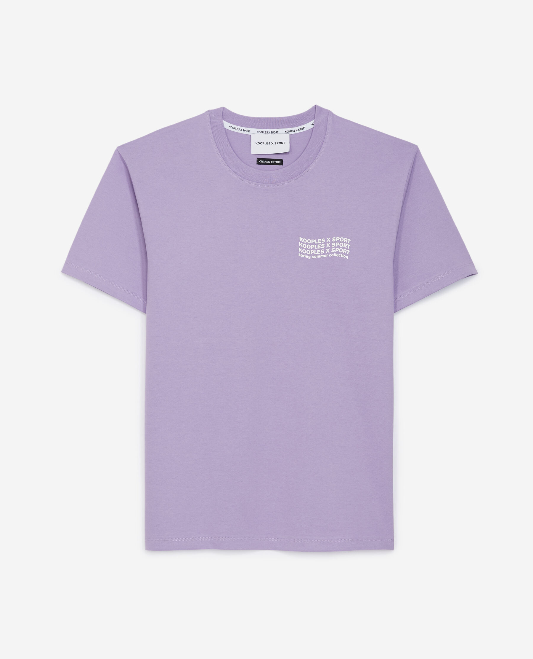 T shirt on sale violet homme