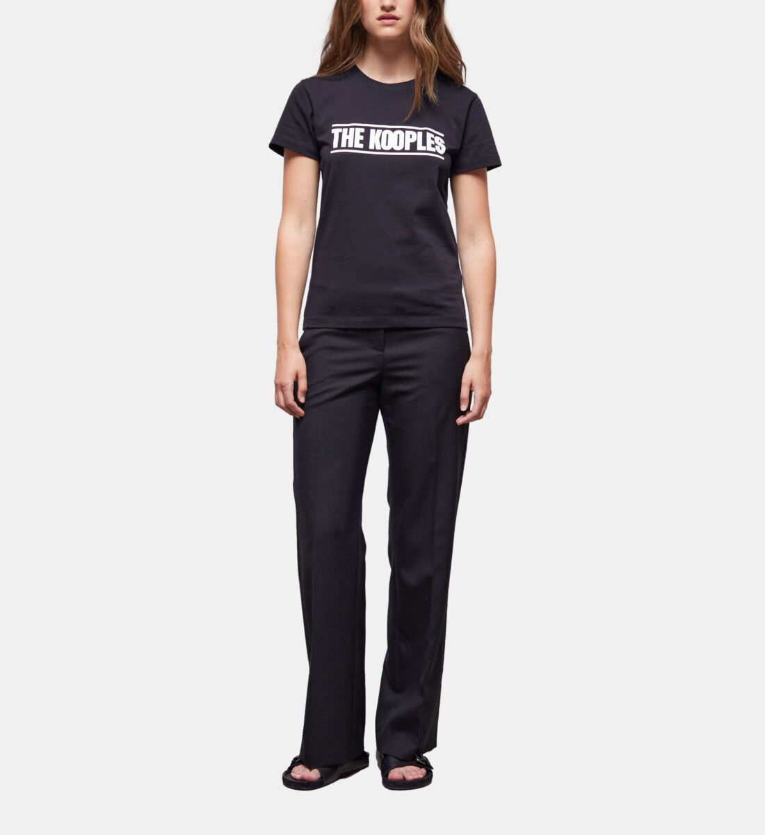 Women s the kooples black logo t shirt