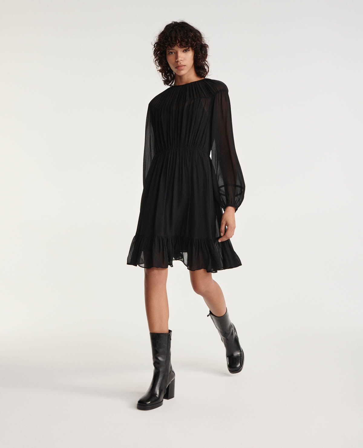 The kooples black dress best sale