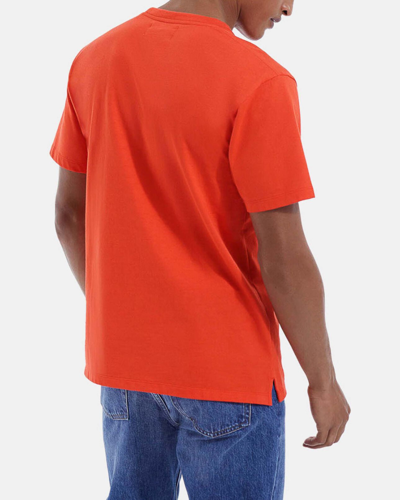The Kooples MEN RED red cotton t-shirt with triple logo