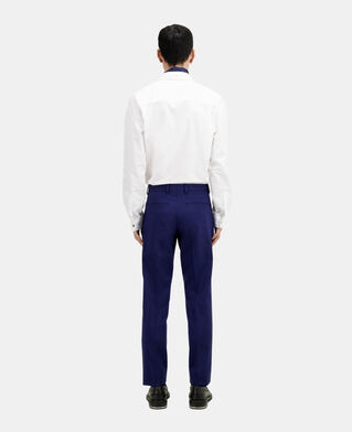 The Kooples H DARK BLUE bright blue wool suit trousers