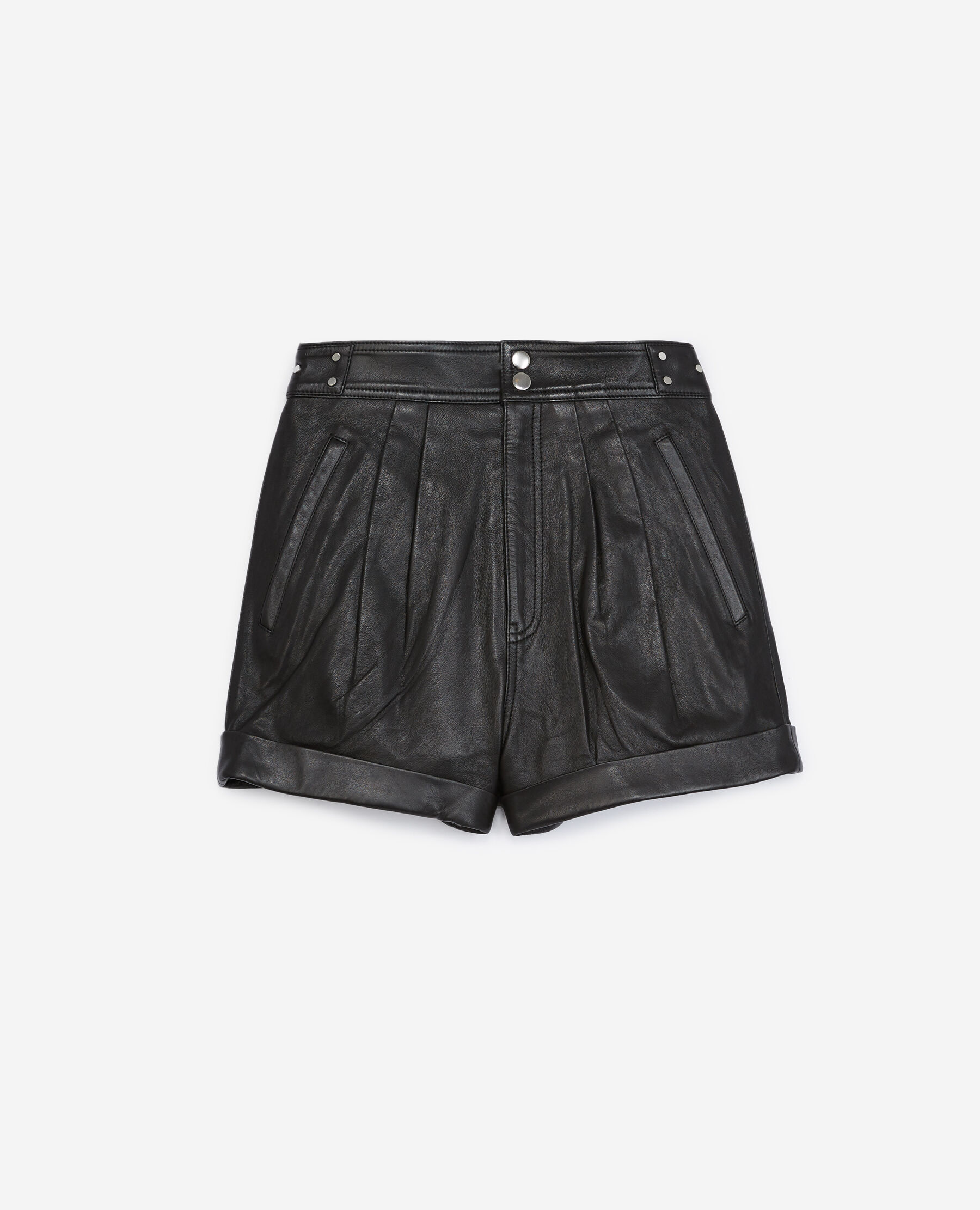 Kooples new arrivals leather shorts