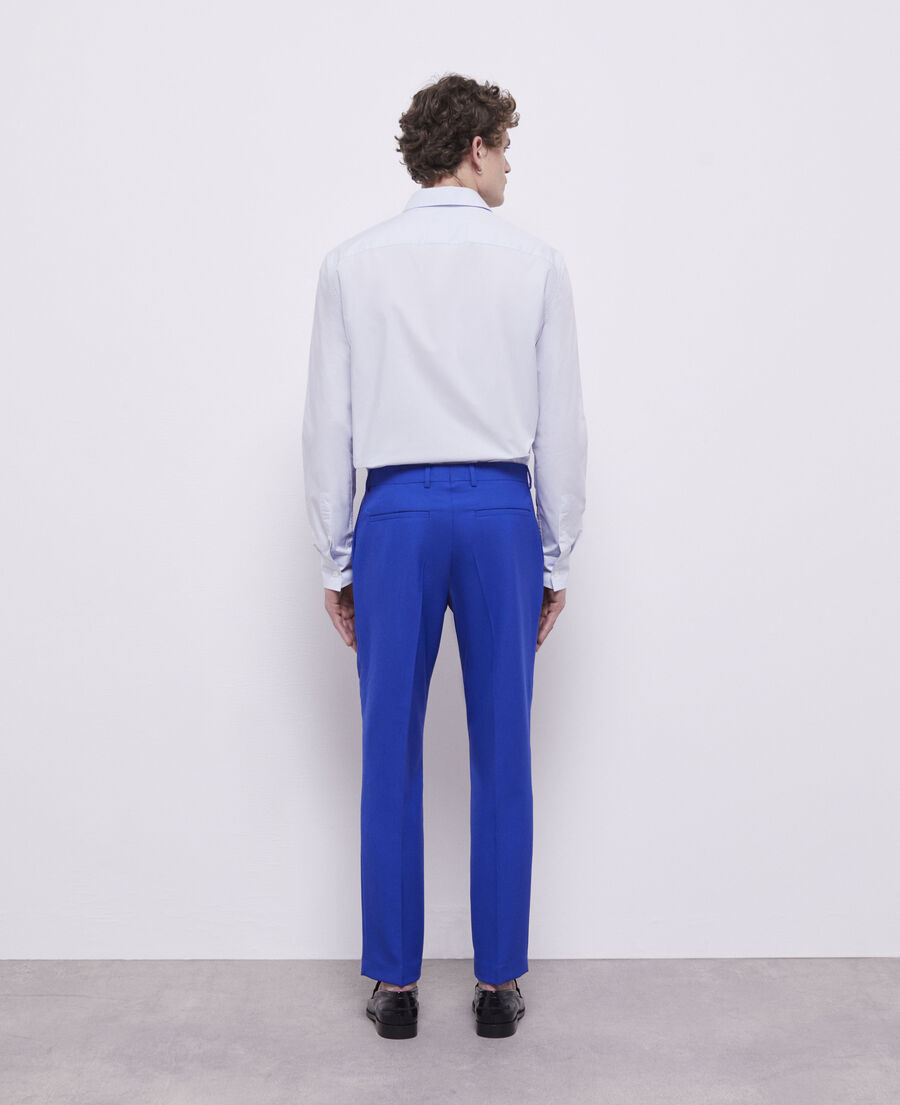 blue suit pants