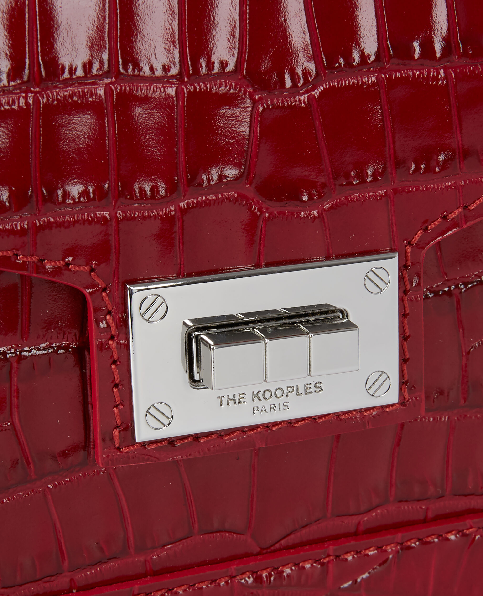 The kooples 2025 sac rouge croco