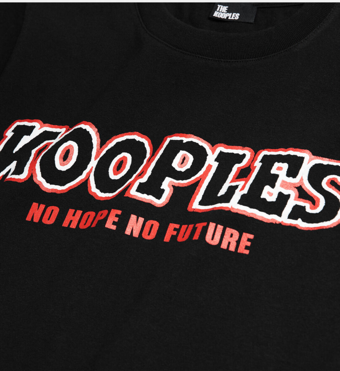 Tee shirt the kooples noir best sale