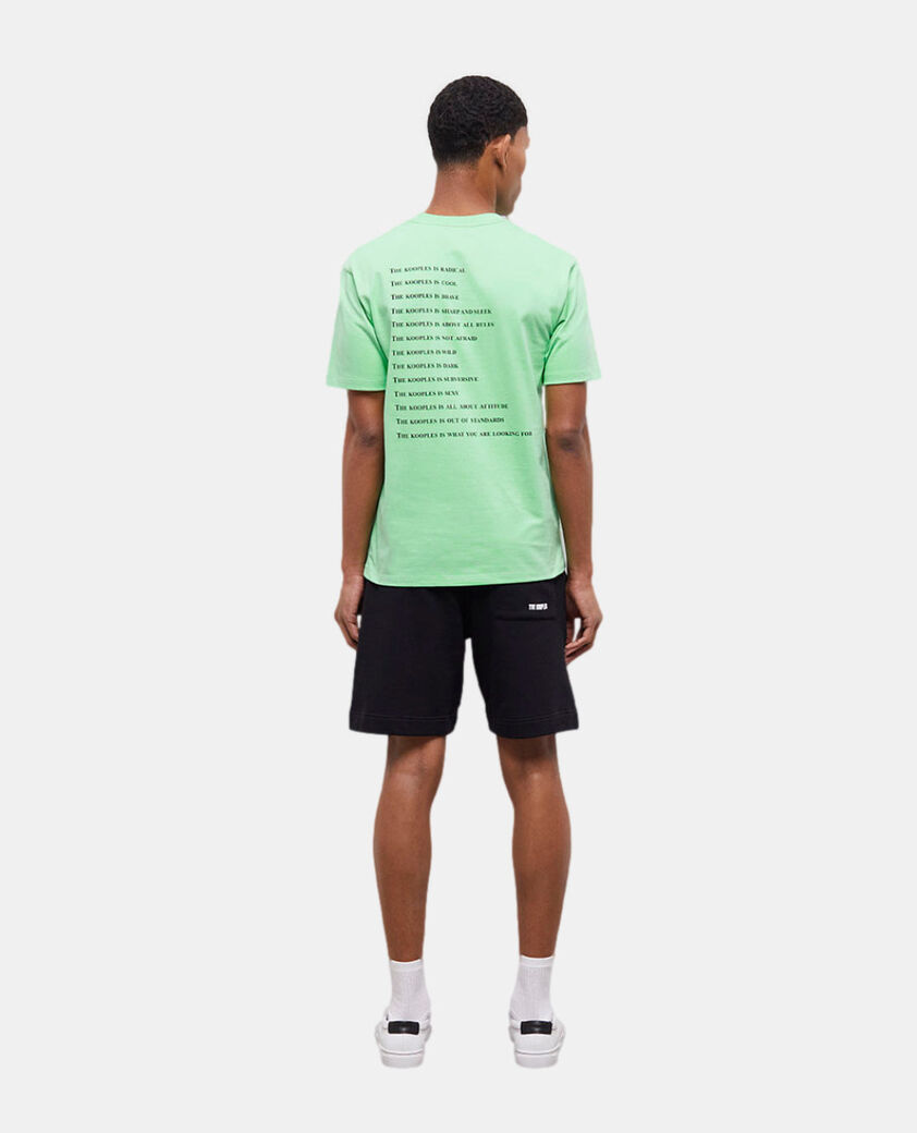 The Kooples MEN APPLE men's light green what is t-shirt