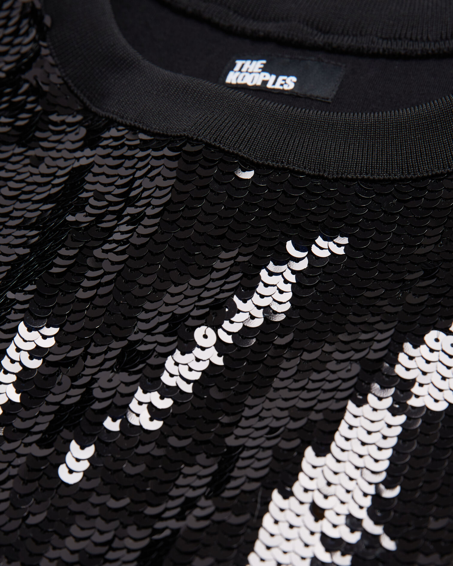 Short black sequin dress, BLACK, hi-res image number null