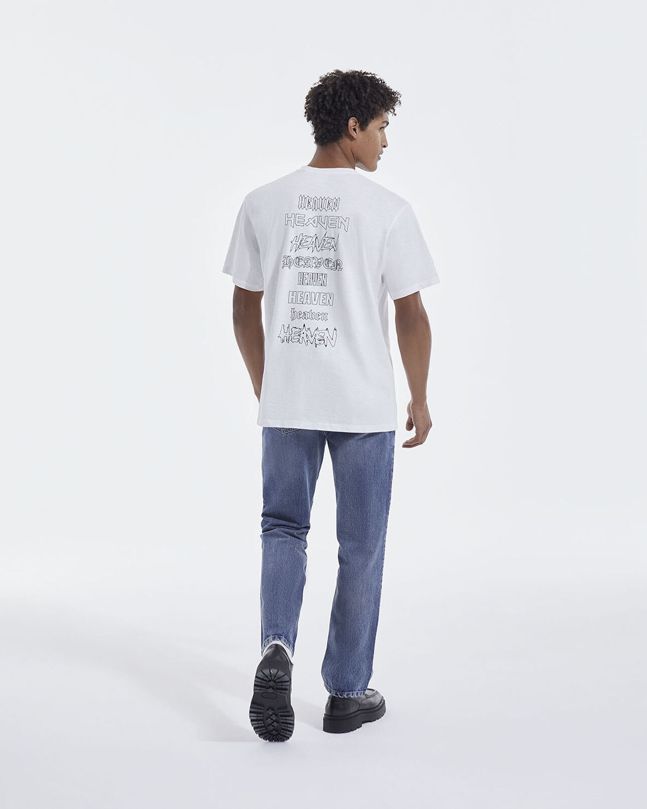 The Kooples HOMME WHITE t-shirt tigre rock blanc