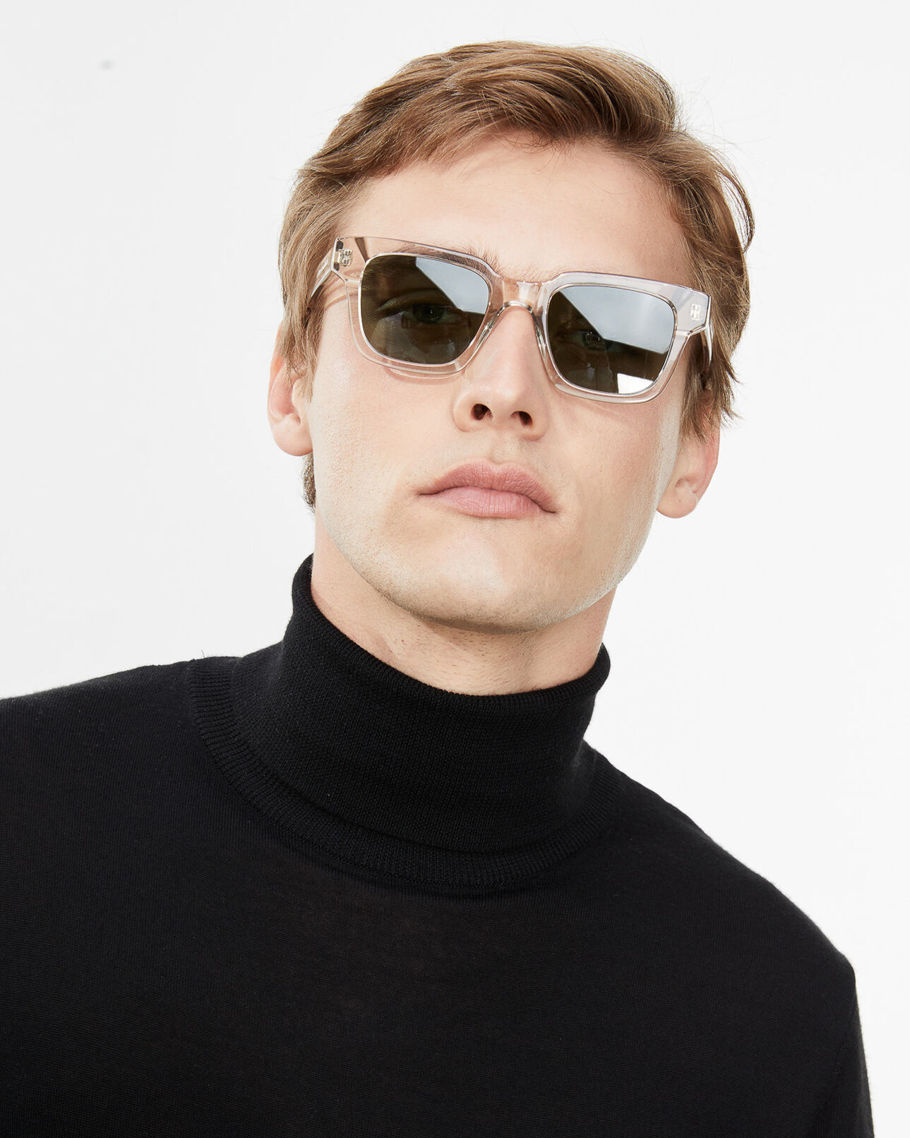 The Kooples WOMEN GREY transparent gray sunglasses