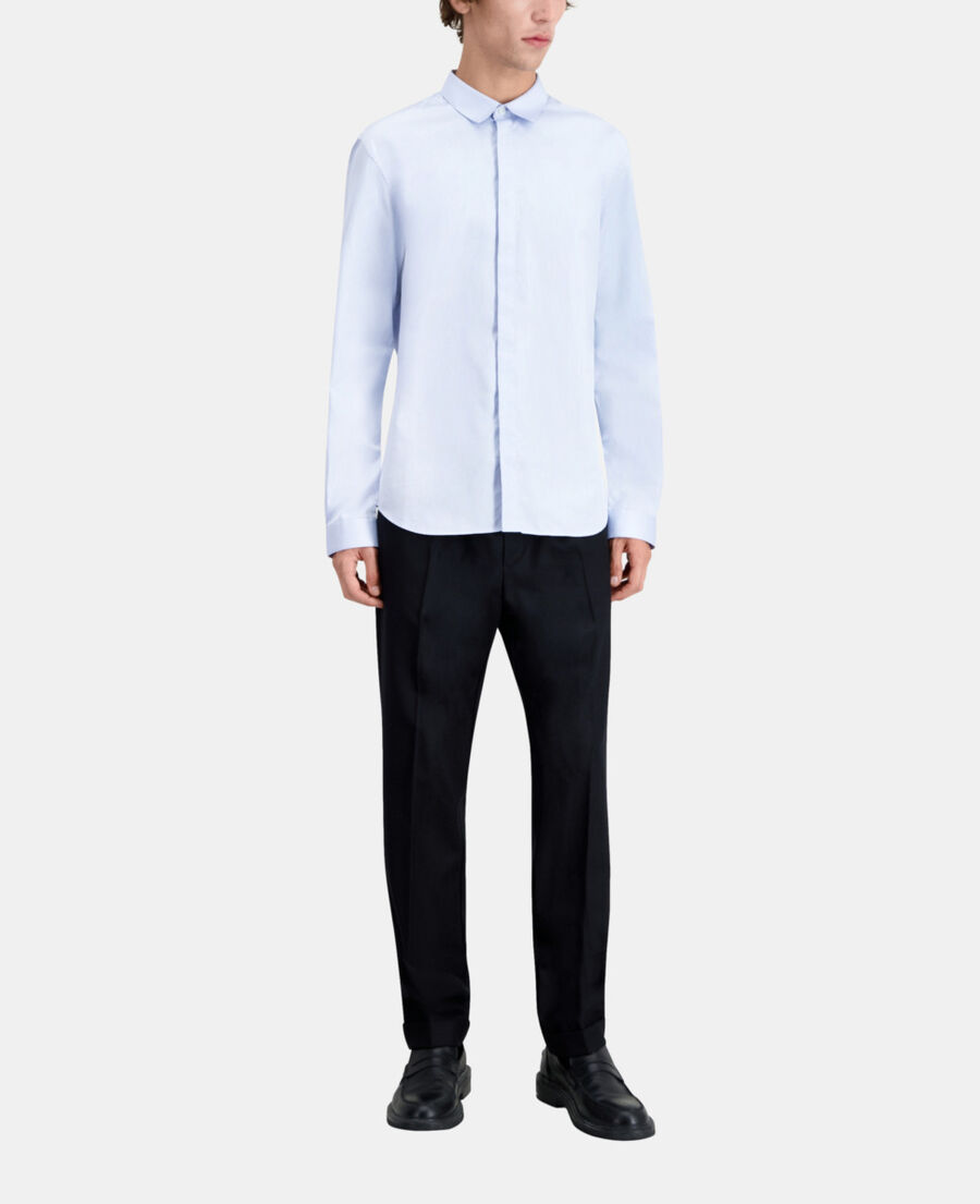 formal sky blue shirt