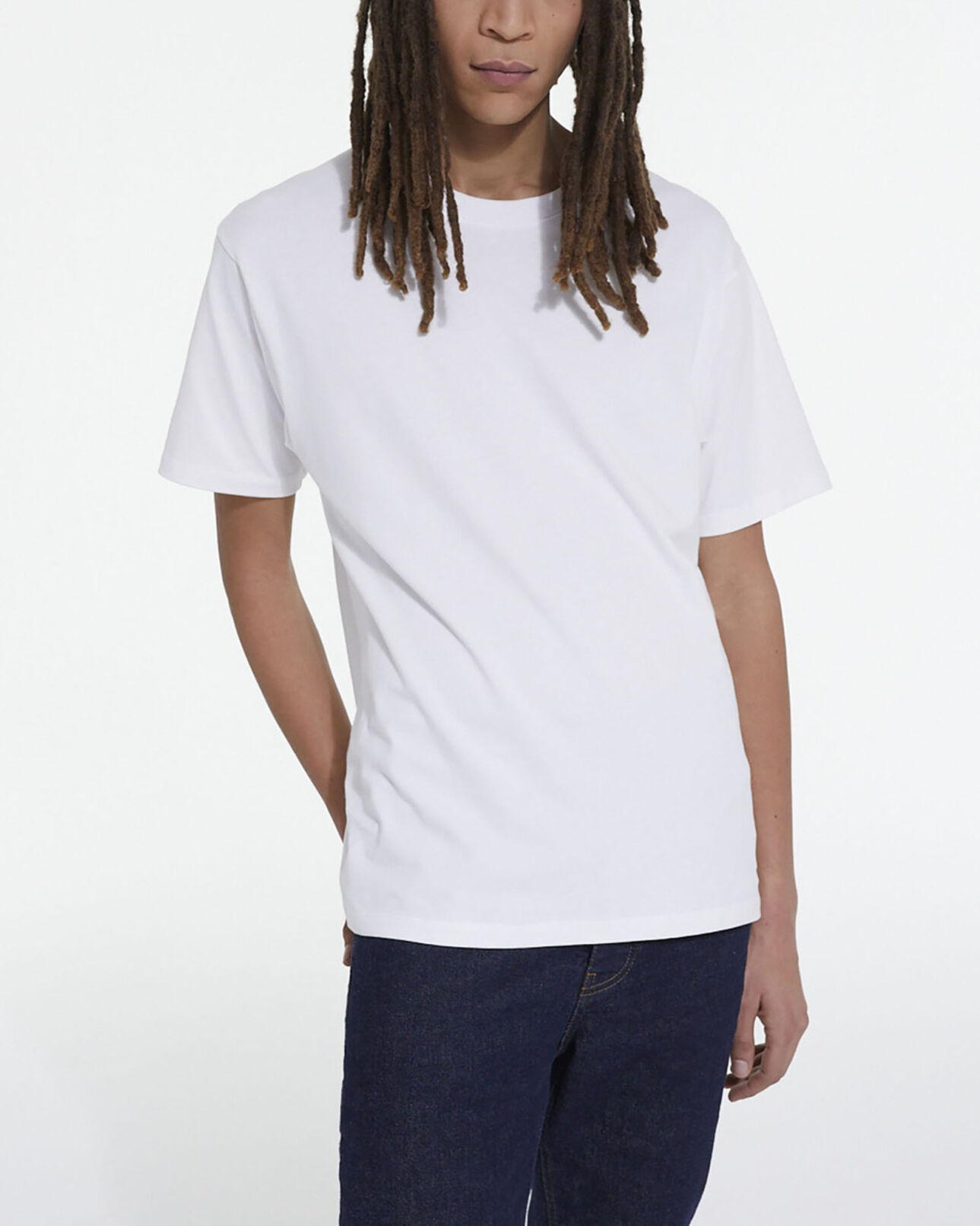 The Kooples HOMBRE SNOW WHITE camiseta logotipo #nokooplesnofuture blanca