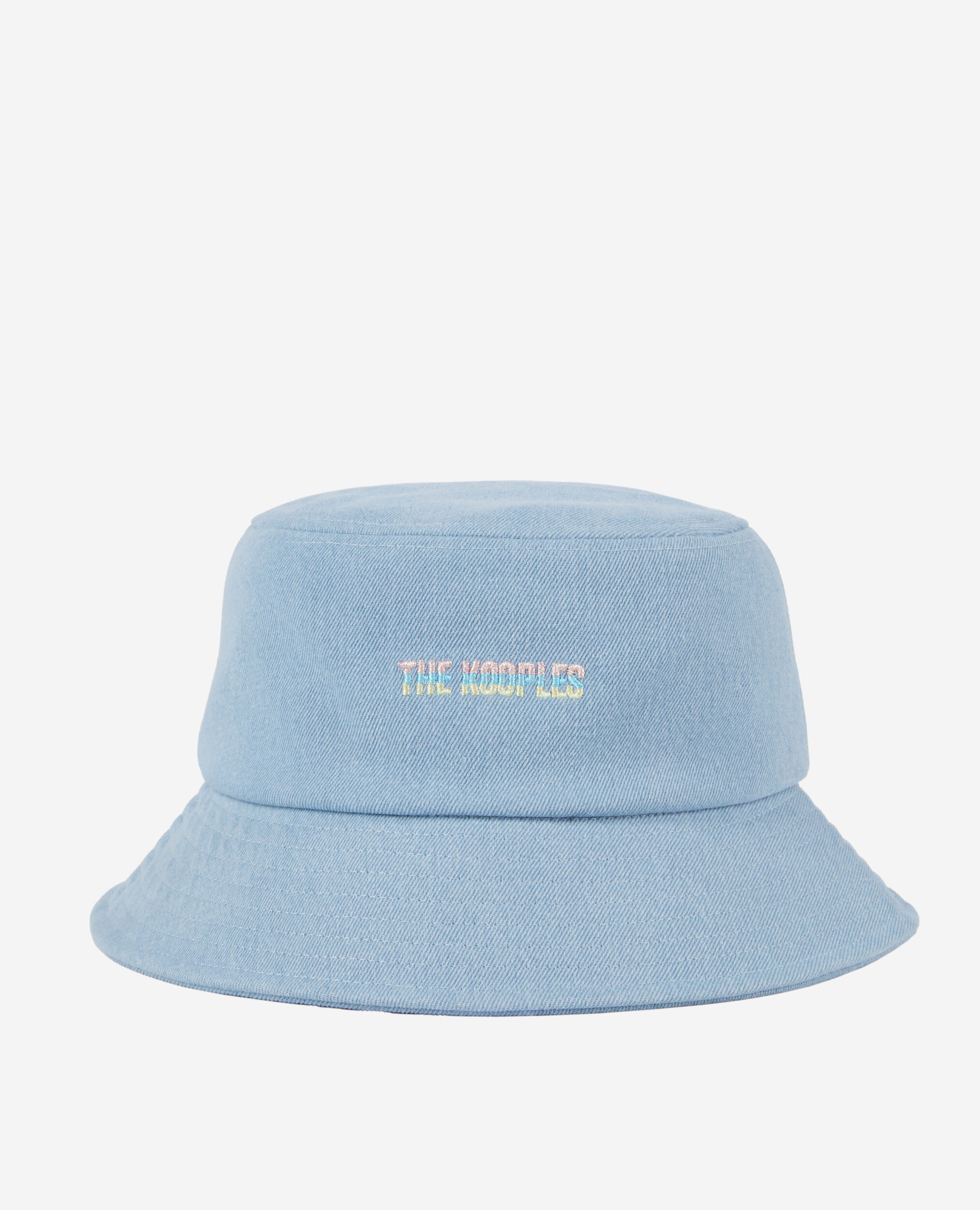Blue denim bucket hat, DENIM INDIGO, hi-res image number null