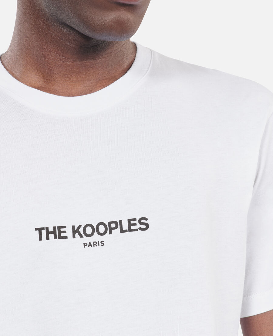 white logo t-shirt