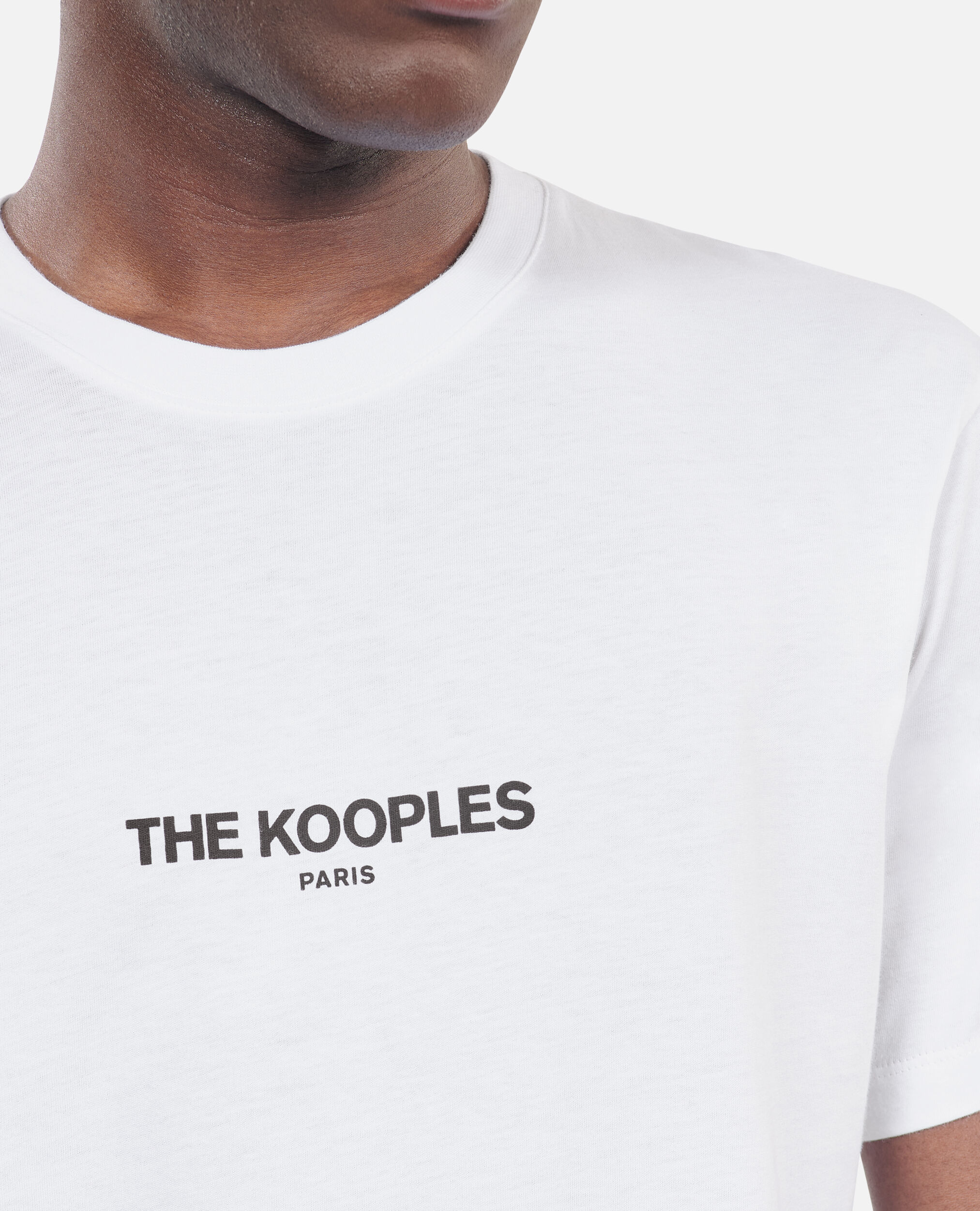 White logo T-shirt, WHITE, hi-res image number null
