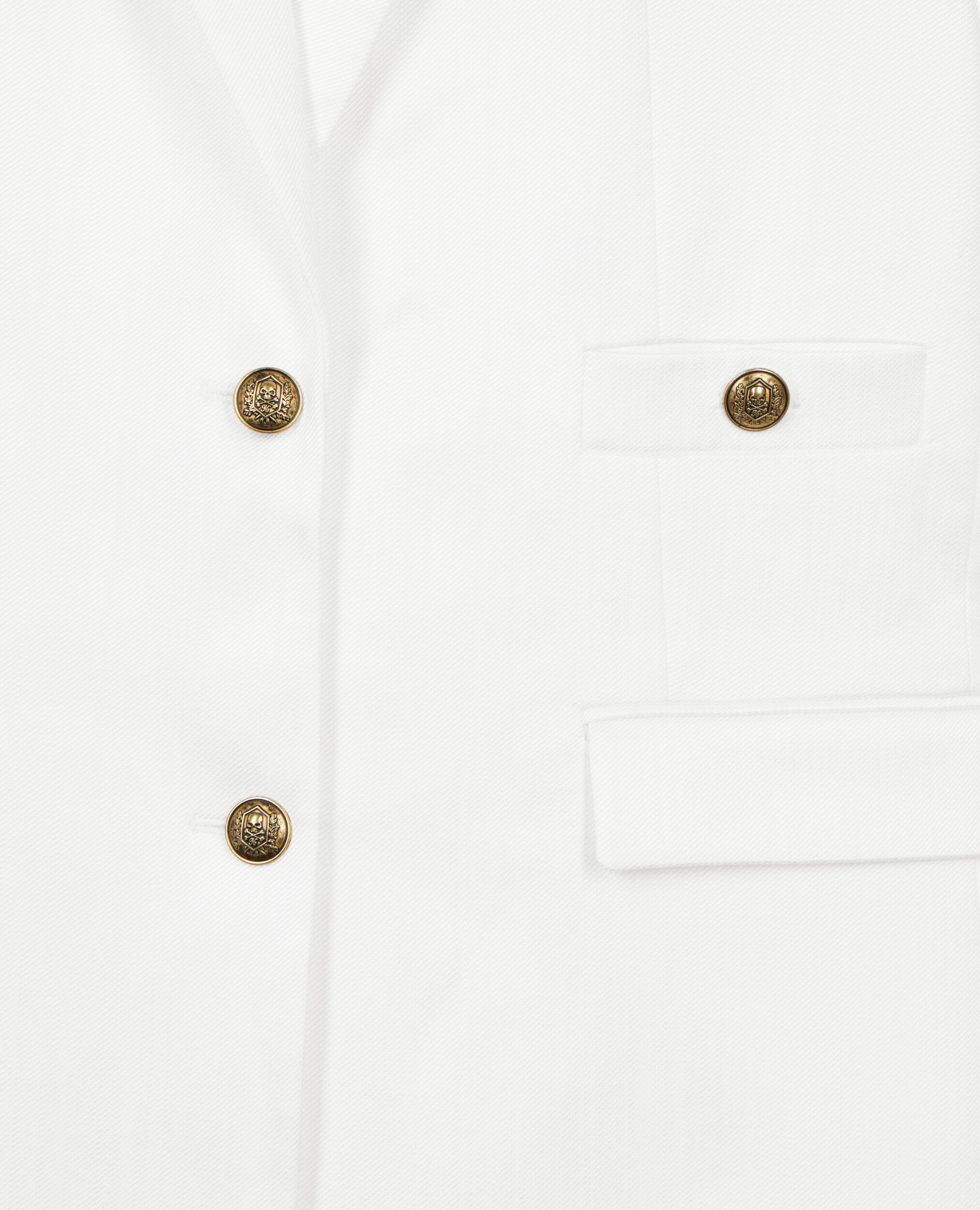White suit jacket, WHITE, hi-res image number null
