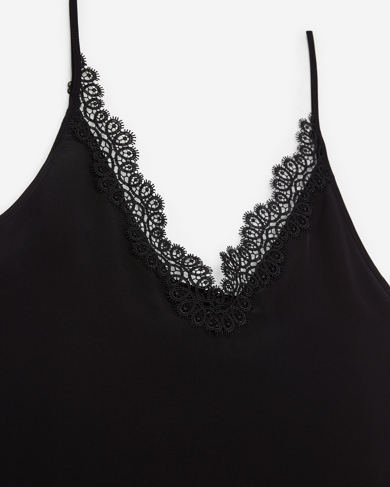 The Kooples WOMEN BLACK black lace camisole