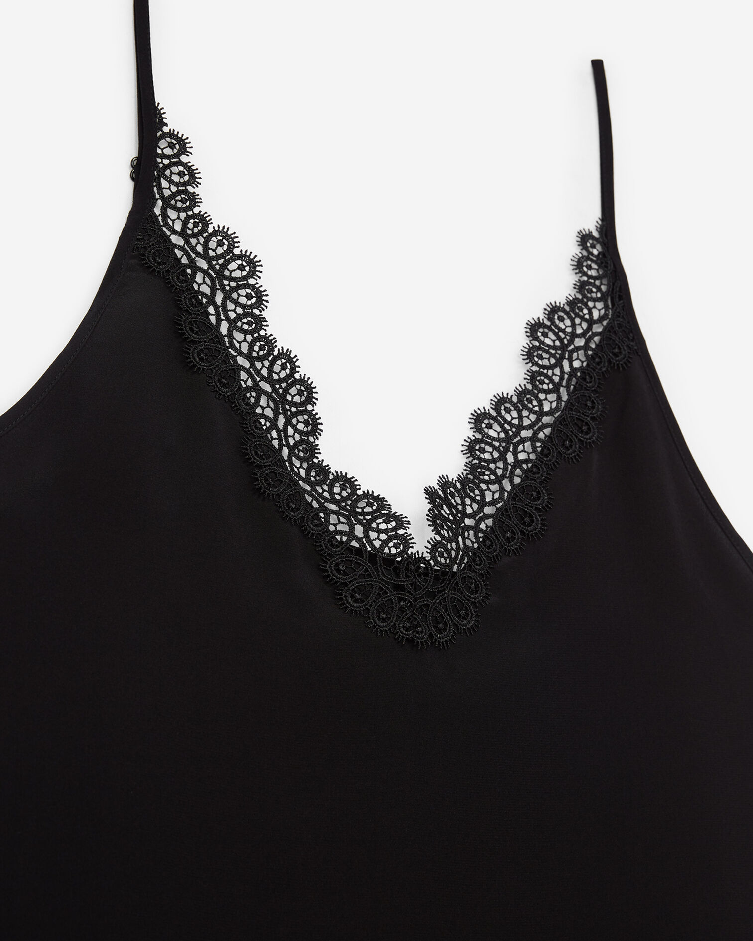 Black lace camisole, BLACK, hi-res image number null