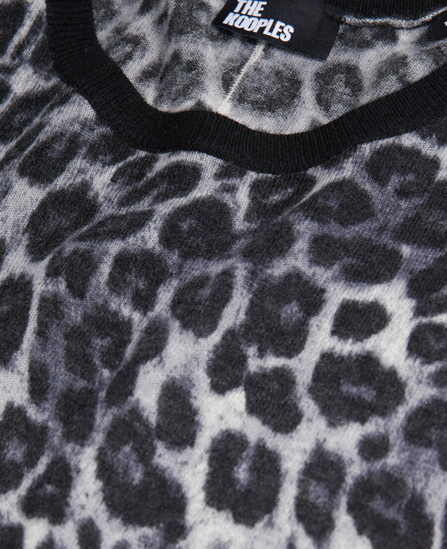 printed cashmere sweater