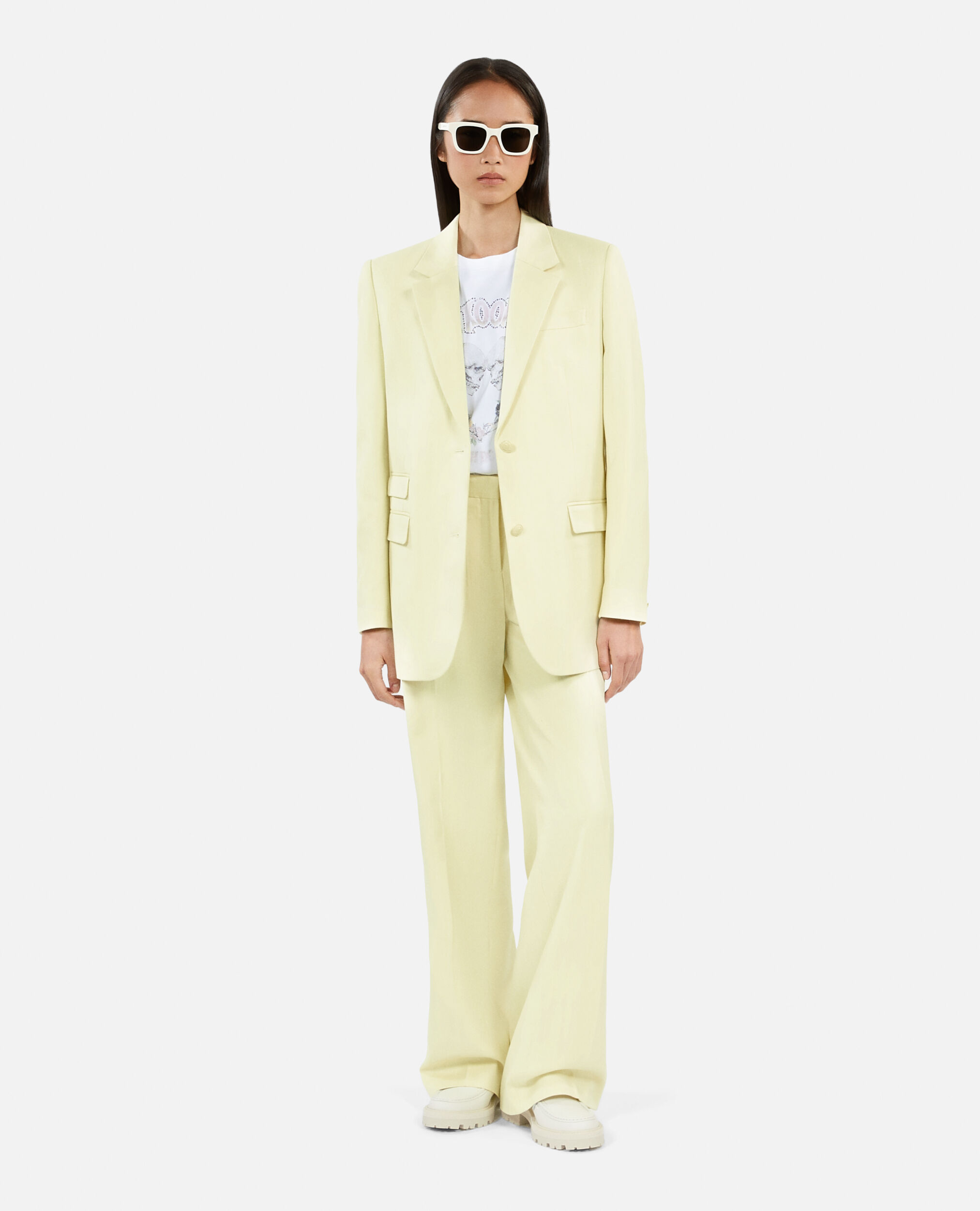 Light yellow suit jacket, BRIGHT YELLOW, hi-res image number null