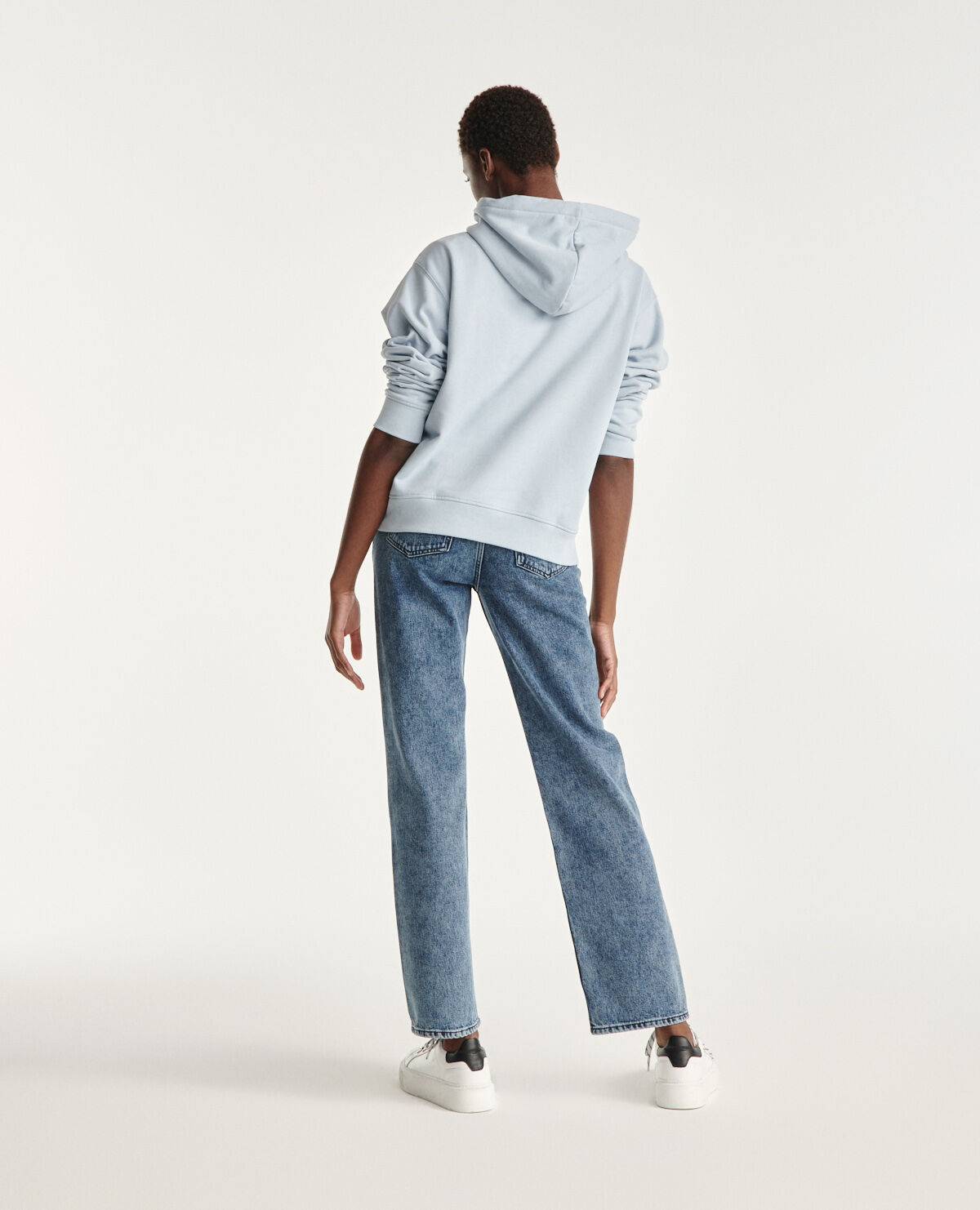 Faded blue nike shop sweatshirt