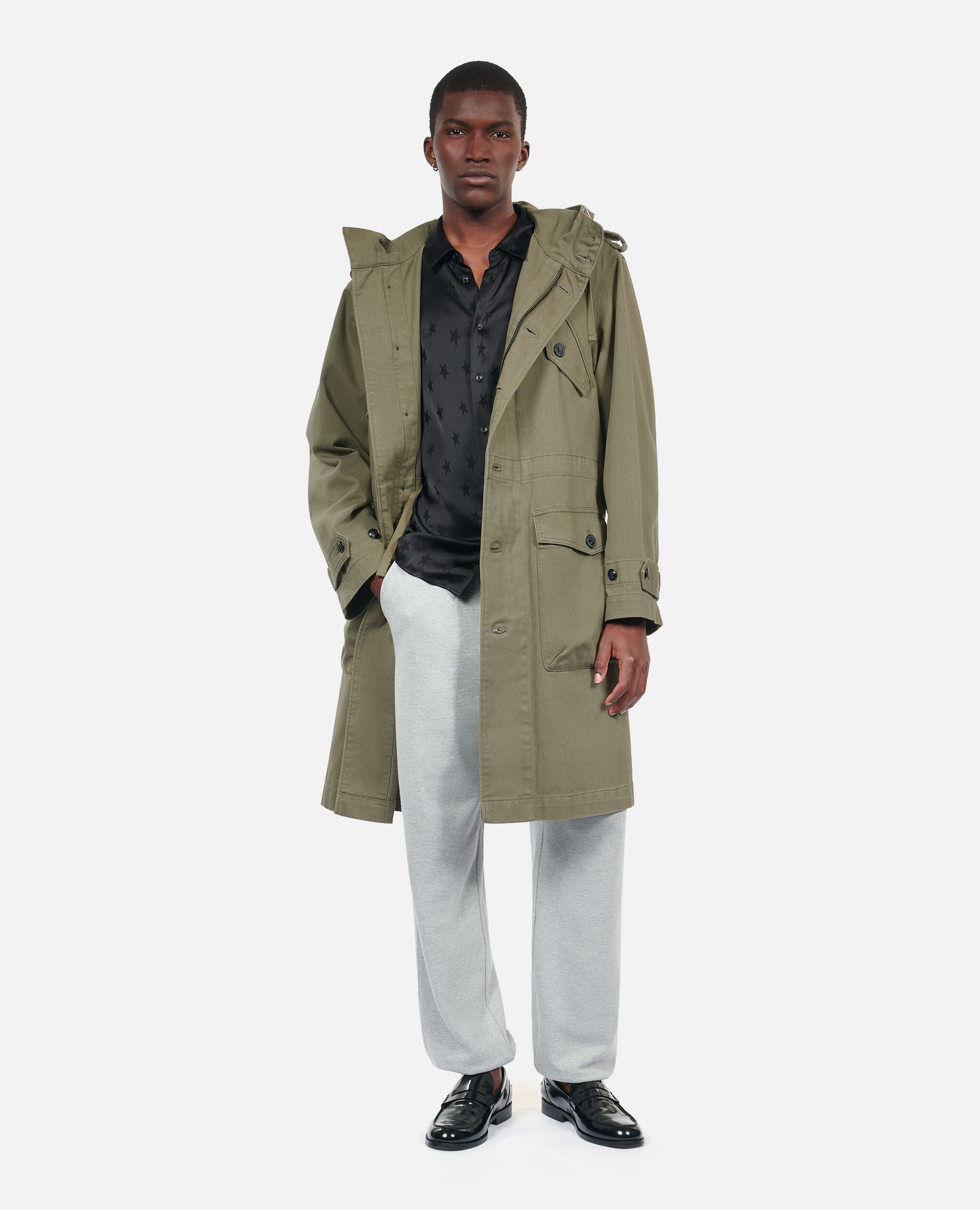 Khaki fall jacket store
