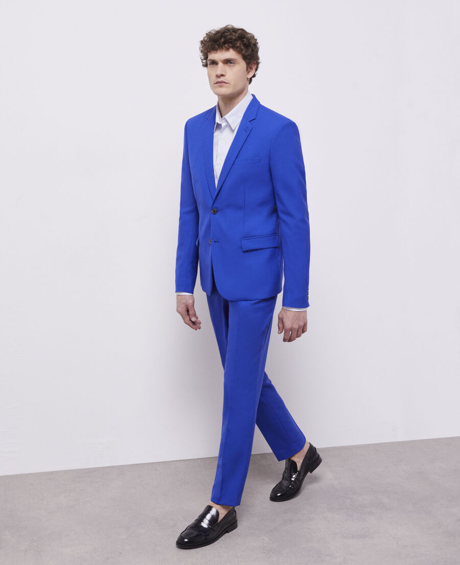 blue suit pants