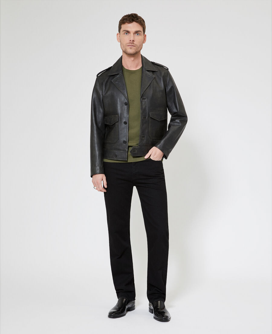 The Kooples MEN FORET t-shirt with the kooples khaki crest