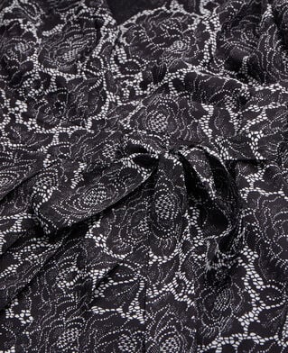 The Kooples FEMME BLACK robe portefeuille courte imprimée